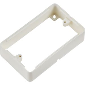 KNIGHTSBRIDGE 2G SURFACE BOX - WHITE