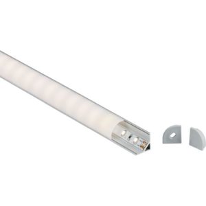 KNIGHTSBRIDGE 2M ALUMINIUM PROFILE - SURFACE MOUNT CORNER