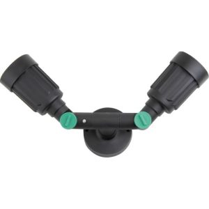 KNIGHTSBRIDGE IP44 230V TWIN SURFACE MOUNTED SPOTLIGHT PAR38