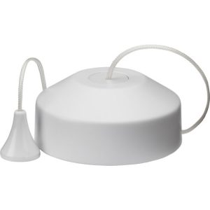 KNIGHTSBRIDGE 10AX 2-WAY PULL CORD SWITCH - MATT WHITE