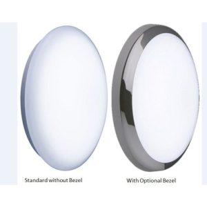 KNIGHTSBRIDGE 230V IP44 24W BF LED EMERGENCY BULKHEAD 400MM 1600LM 6000K