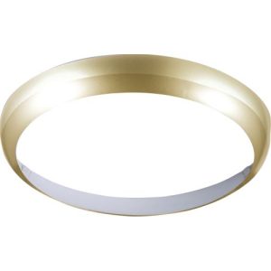 KNIGHTSBRIDGE MATT BRASS BEZEL FOR 24W LED BULKHEAD 400MM