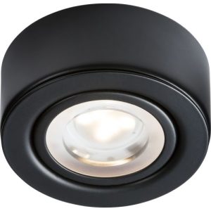 KNIGHTSBRIDGE 230V LED UNDER CABINET LIGHT-MATT BLACK-CCT
