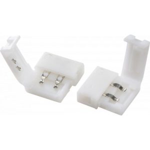 KNIGHTSBRIDGE 12V / 24V LED FLEX CONNECTOR - PACK OF 2 - SINGLE COLOUR