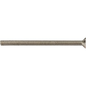 KNIGHTSBRIDGE M3.5 X 50MM FLAT-HEAD COUNTERSUNK ELECTRICAL SOCKET SCREW - NICKEL PLATED