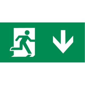 KNIGHTSBRIDGE RUNNING MAN LEGEND (KIT OF 2) ARROW DOWN FOR EMEXIT / EMLREC / EMLSUS / EMXST