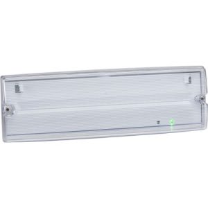 KNIGHTSBRIDGE 230V IP65 4W LED EMERGENCY SELF TEST BULKHEAD