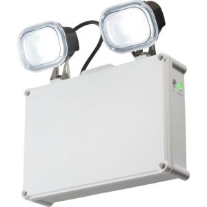 KNIGHTSBRIDGE 230V IP65 2 X 3W LED TWIN EMERGENCY SPOTLIGHT