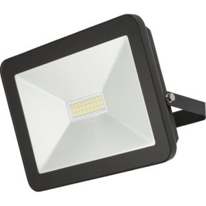 KNIGHTSBRIDGE 230V IP65 100W LED BLACK DIE-CAST ALUMINIUM FLOODLIGHT 4000K