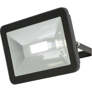 KNIGHTSBRIDGE 230V IP65 80W LED BLACK DIE-CAST ALUMINIUM FLOODLIGHT 4000K