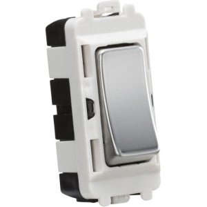 KNIGHTSBRIDGE 20AX 2 WAY SP GRID MODULE - POLISHED CHROME