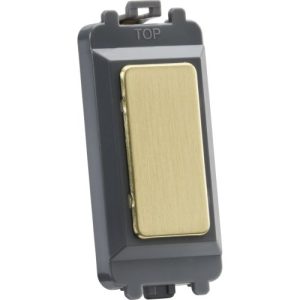 KNIGHTSBRIDGE BLANK GRID MODULE - BRUSHED BRASS