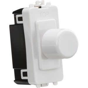 KNIGHTSBRIDGE 1G 2-WAY 10-200W (10-100W LED) TRAILING EDGE DIMMER - WHITE