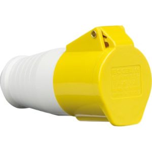 KNIGHTSBRIDGE 110V IP44 16A CONNECTOR 2P + E