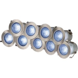 KNIGHTSBRIDGE IP65 230V 10X 0.2W BLUE LED KIT