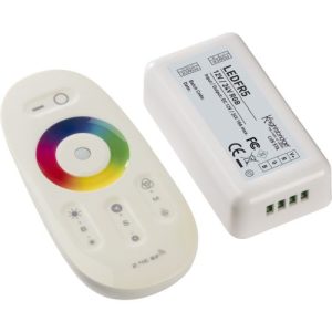 KNIGHTSBRIDGE 12V / 24V RF TOUCH CONTROLLER AND REMOTE - RGB