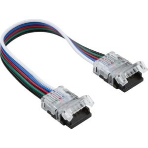 KNIGHTSBRIDGE 12V / 24V LED FLEX STRIP TO STRIP 150MM CONNECTOR - RGBW