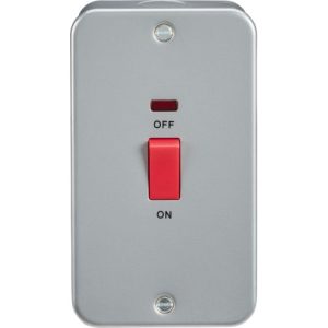 KNIGHTSBRIDGE METALCLAD 45A 2G VERTICAL DP SW + NEON
