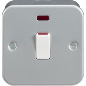 KNIGHTSBRIDGE METALCLAD 20A DP SWITCH+NEON