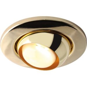 KNIGHTSBRIDGE IP20 230V 60W MAX.R63 BRASS EYEBALL