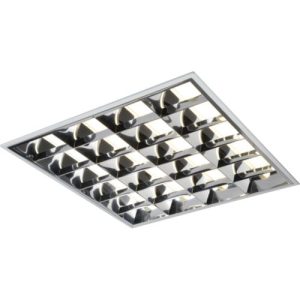 KNIGHTSBRIDGE 230V IP20 4X18W T8 HF CAT2 EMERGENCY MODULAR FLUORESCENT FITTING 600X600MM