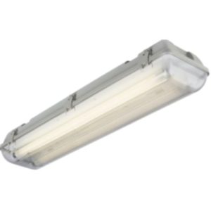 KNIGHTSBRIDGE 230V IP65 T8 TWIN LED READY ANTI-CORROSIVE FITTING (5FT)