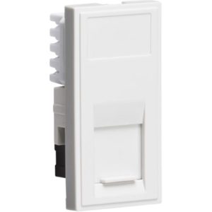 KNIGHTSBRIDGE UTP CAT6 RJ45 OUTLET MODULE 25 X 50MM - WHITE