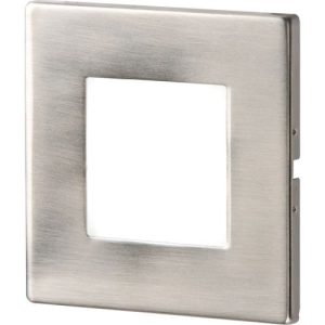 KNIGHTSBRIDGE STAINLESS STEEL RECESSED LED WALL LIGHT SINGLE WHITE