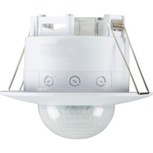KNIGHTSBRIDGE IP20 WIDE RANGE 360° PIR SENSOR - RECESS MOUNTING