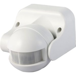 KNIGHTSBRIDGE IP44 180° PIR SENSOR - WHITE