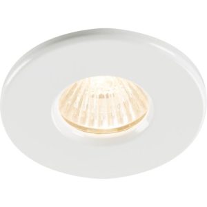 KNIGHTSBRIDGE IP65 GU10 RECESSED DOWNLIGHT - WHITE