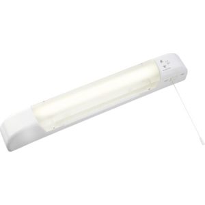KNIGHTSBRIDGE 230V 6W LED SHAVER LIGHT WITH DUAL VOLTAGE SOCKET