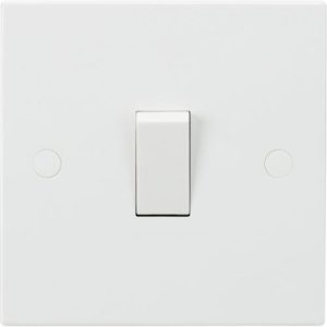 KNIGHTSBRIDGE SQUARE EDGE 1G 2W SWITCH