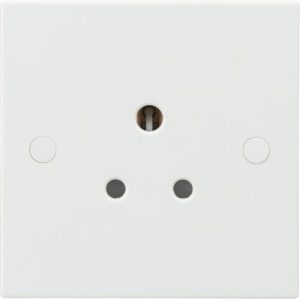 KNIGHTSBRIDGE SQUARE EDGE 5A UN-SWITCHED SOCKET
