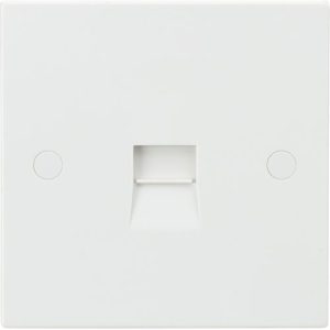 KNIGHTSBRIDGE SQUARE EDGE SLAVE TELEPHONE SOCKET