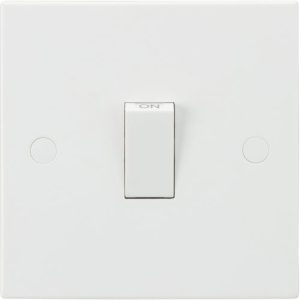 KNIGHTSBRIDGE SQUARE EDGE 20A DOUBLE POLE SWITCH