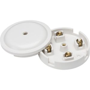 KNIGHTSBRIDGE 20A 4-TERMINAL 79MM WHITE JUNCTION BOX