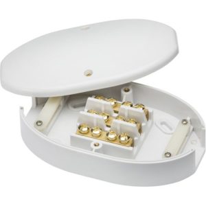 KNIGHTSBRIDGE 60A 3-TERMINAL WHITE JUNCTION BOX