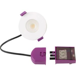 KNIGHTSBRIDGW 5/8W 2700/3/4/6K IP65 (FIXED) CCT DIMMABLE DOWNLIGHT (C/O-66MM)
