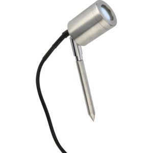 KNIGHTSBRIDGE IP65 1W BLUE LOW VOLTAGE LED STAINLESS STEEL SPIKE LIGHT