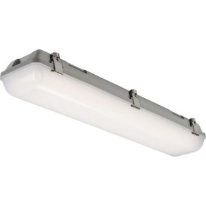 KNIGHTSBRIDGE 230V IP65 IK08 2FT SELECTABLE 14W/26W CCT ADJUSTABLE ST EMERGENCY NON-CORROSIVE