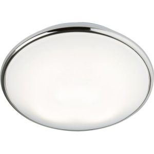 KNIGHTSBRIDGE IP20 38W 2D HF BULKHEAD WITH OPAL DIFFUSER AND CHROME BASE