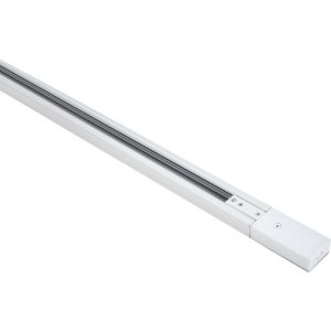 KNIGHTSBRIDGE 230V 10A SINGLE CIRCUIT TRACK WHITE 2 MTR