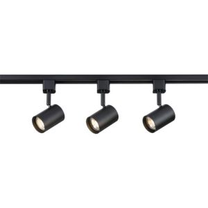 KNIGHTSBRIDGE TRKSP8 1 METRE TRACKLIGHT KIT - BLACK