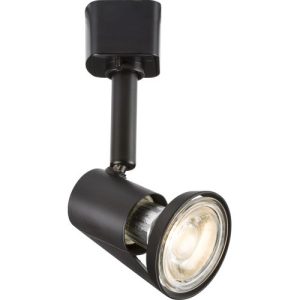 KNIGHTSBRIDGE 230V GU10 TRACK SPOTLIGHT - BLACK