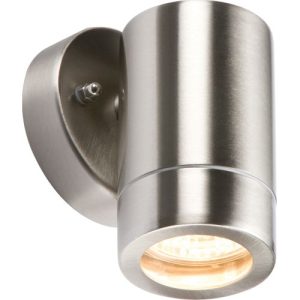 KNIGHTSBRIDGE 230V IP65 LIGHTWEIGHT STAINLESS STEEL FIXED GU10 35W FITTING