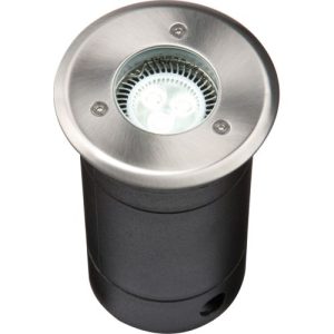 KNIGHTSBRIDGE 230V IP67 GU10 GRADE 304 STAINLESS STEEL WALKOVER/DRIVEOVER LIGHT