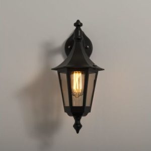 KSR OSLO BLACK E27 DIE CAST LANTERN