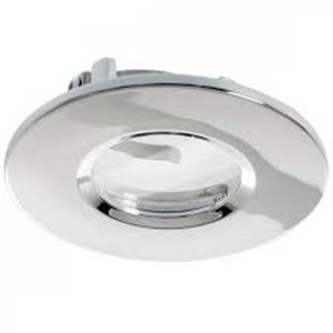 KSR IP65 GU10 S/CHROME F/RATED DOWNLIGHT