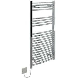 KUDOX 200W 800 X 500 STRAIGHT CHROME TOWEL RAIL